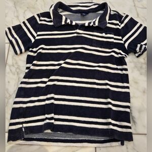 3 Fir $15 Janie And Jack Navy and White Striped Kids Polo Shirt